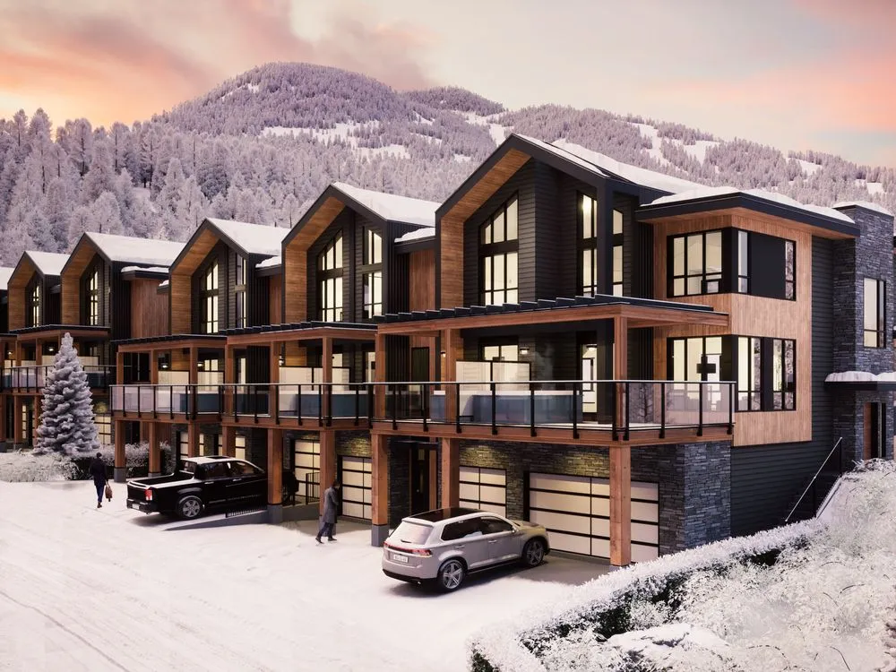 Ridgeline Residences rendering, a low-density ski-in homesite community